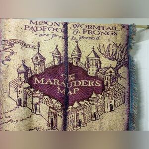 Harry Potter The Marauder''s Map Knit Tapestry Throw